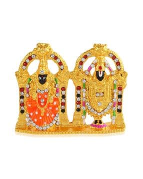 Brass Gold plated Tirupati Padmavathi Idol