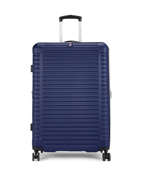 TOMMY HILFIGER Unisex Hummer X Blue Hard Polycarbonate Trolley Bag 51L - Cabin
