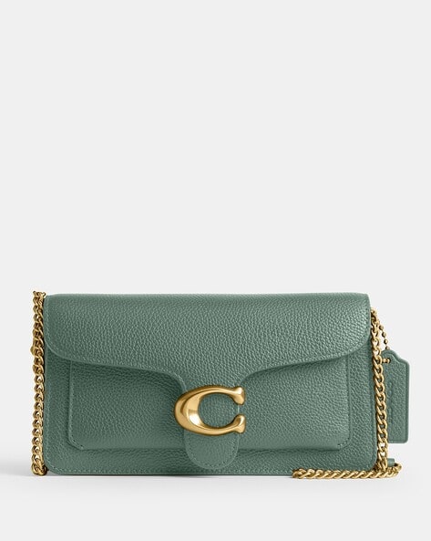 Buy Coach Tabby Medium Chain Clutch Grey Color Women AJIO LUXE