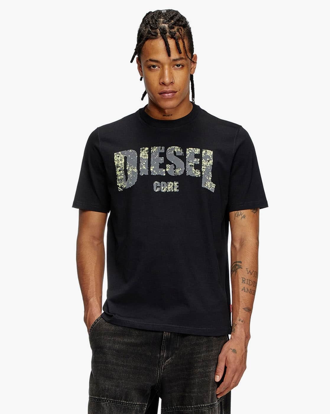 DIESEL Tシャツ Buy Black Tshirts for Men by DIESEL Online | Ajio.com