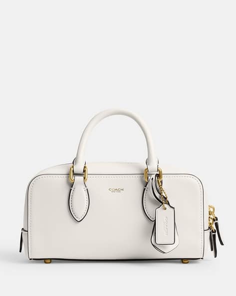 Buy Coach Bowery Small Leather Satchel Bag 22 | White Color Women 