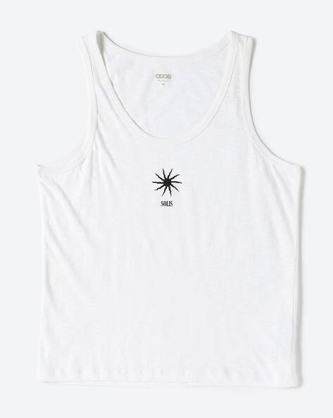 Vest with Celestial Chest Print