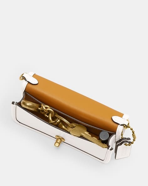 Buy Coach Dinky Small Leather Bag 14 | White Color Women