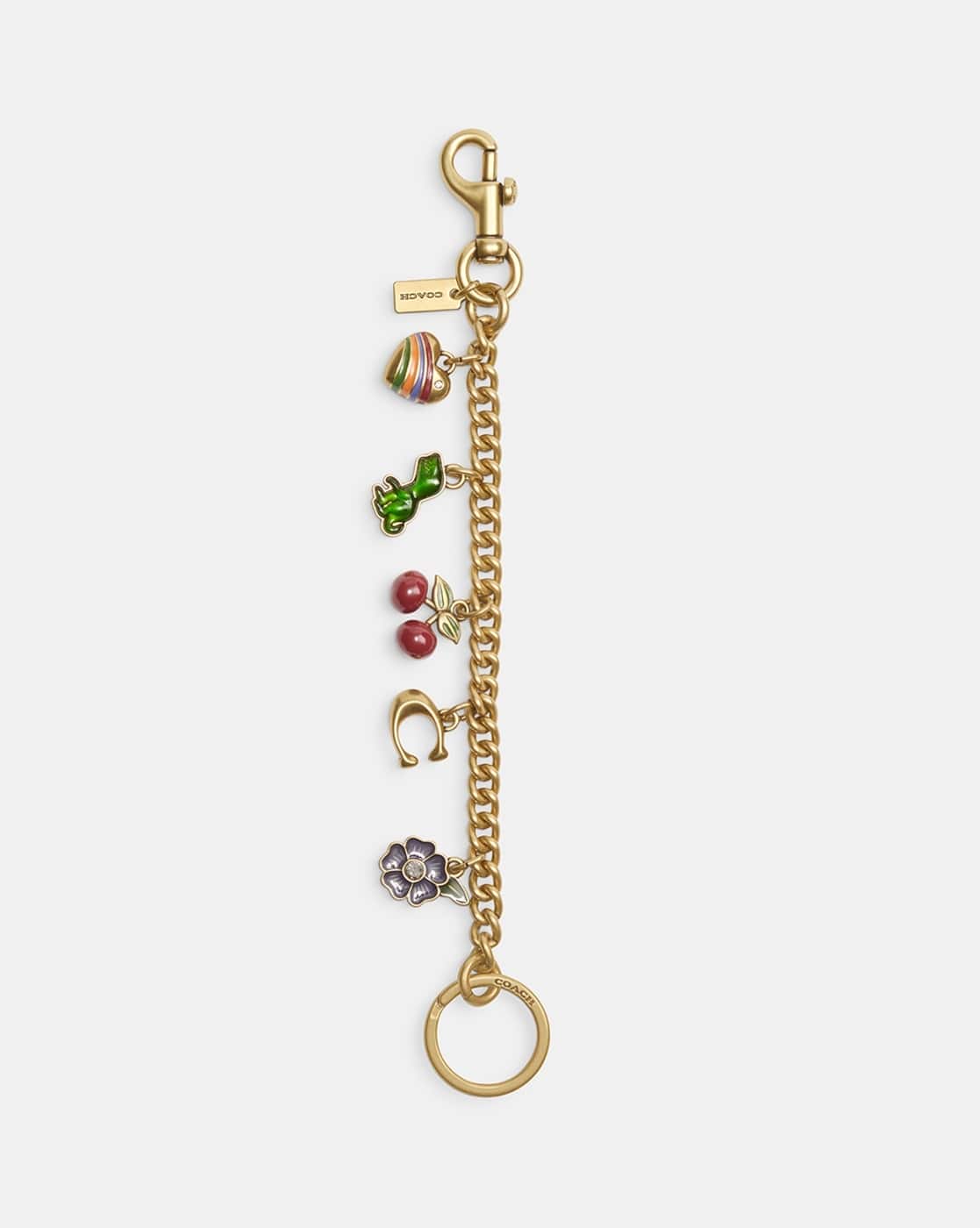 小物 coach signechar earth motif keycharm Buy Coach Motif Chain Bag Charm | Multicoloured Color Women | AJIO
