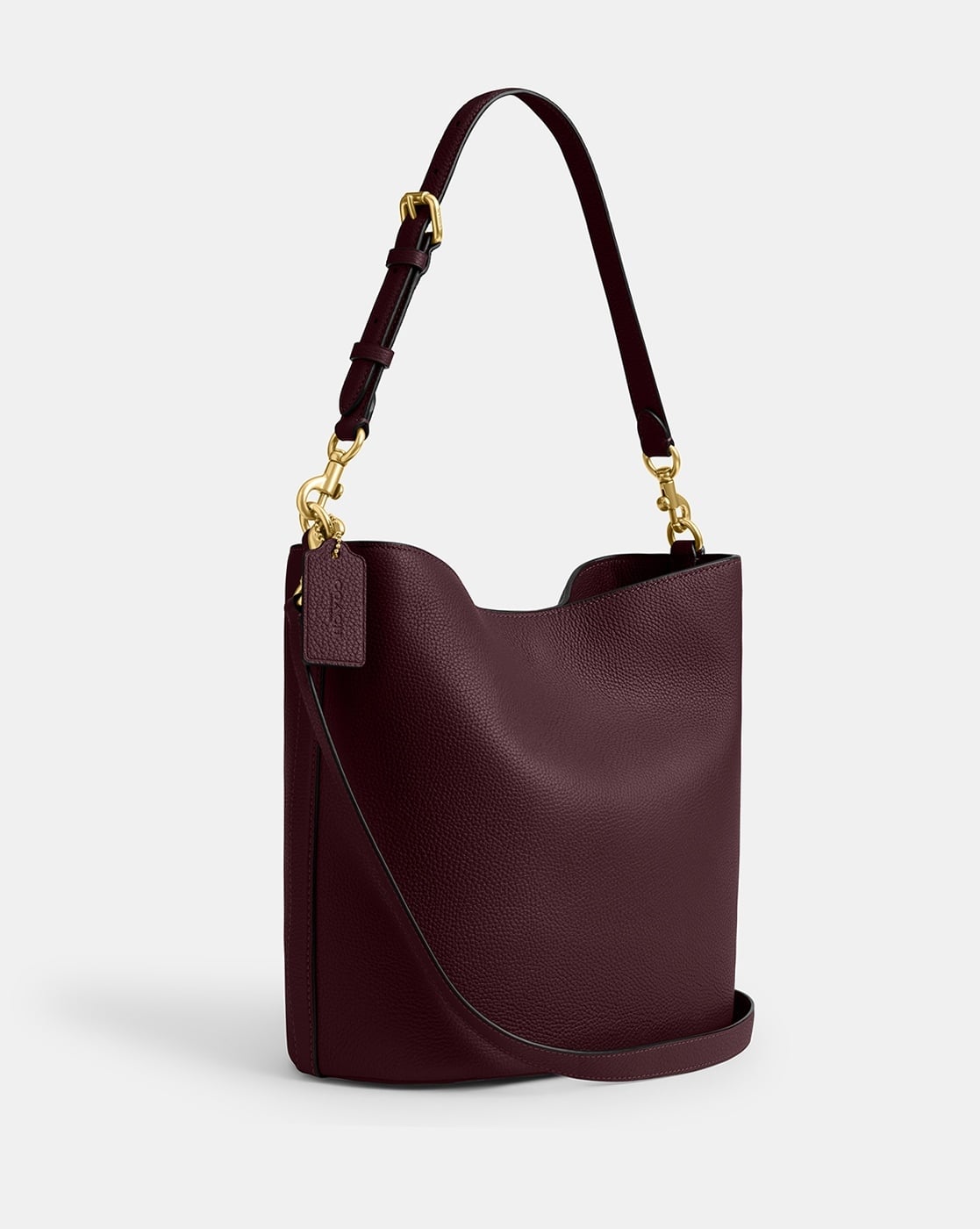 Shoulder Bag Coach Wine Tote Buy Coach Willow Soft Medium Bucket Bag Wine  Color Women AJIO LUXE