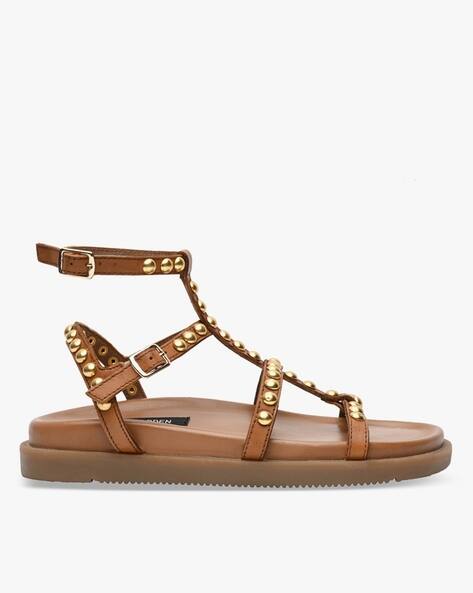 STEVE MADDEN Sm-1612 Embellished Flat Sandals