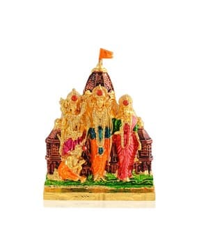 Gold plated Hanuman idol