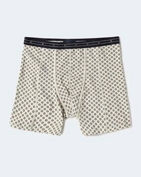 scotch & soda Men Micro Print Boxer with Elasticated Waist-picture-30