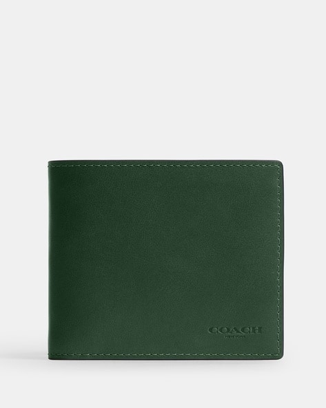 Buy Coach 3-In-1 Leather Wallet Green Color Men AJIO LUXE