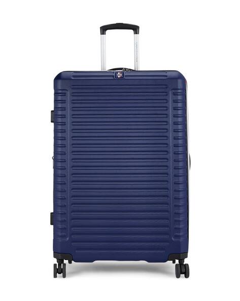 TOMMY HILFIGER Unisex Hummer X Blue Hard Polycarbonate Trolley Bag 86L - Mid