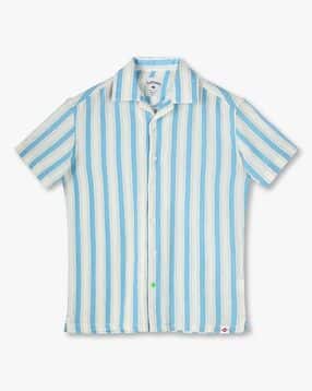 lee cooper Boys Striped Cotton Shirt-picture-13