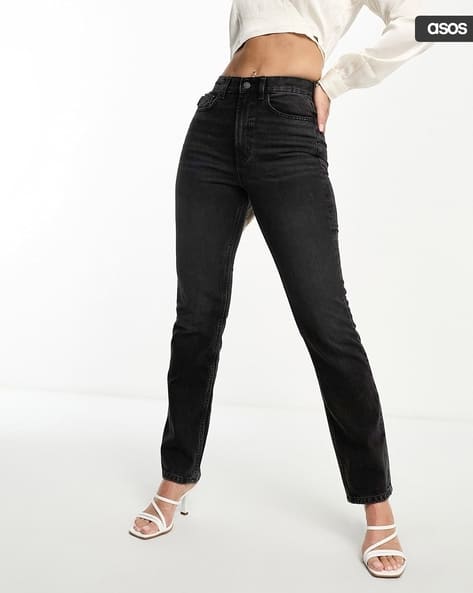 ASOS DESIGN Women 90s Hourglass Straight Fit Jeans
