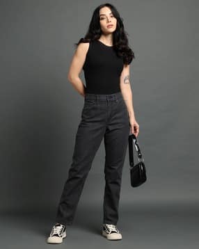 levi's Women 724 Lightly Washed High-Rise Slim Straight Fit Blue Jeans-picture-15