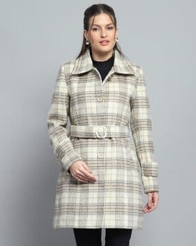 monte carlo Women Checks Coat-picture-18
