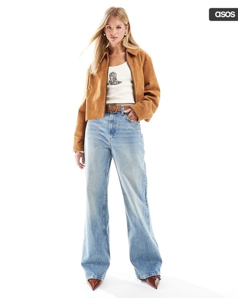 Buy Blue Jeans Jeggings for Women by ASOS DESIGN Online