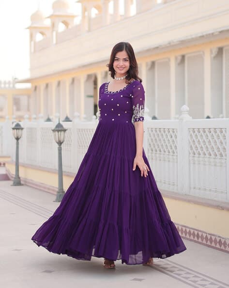 Buy Purple Kurtis Tunics for Women by Wedani Online