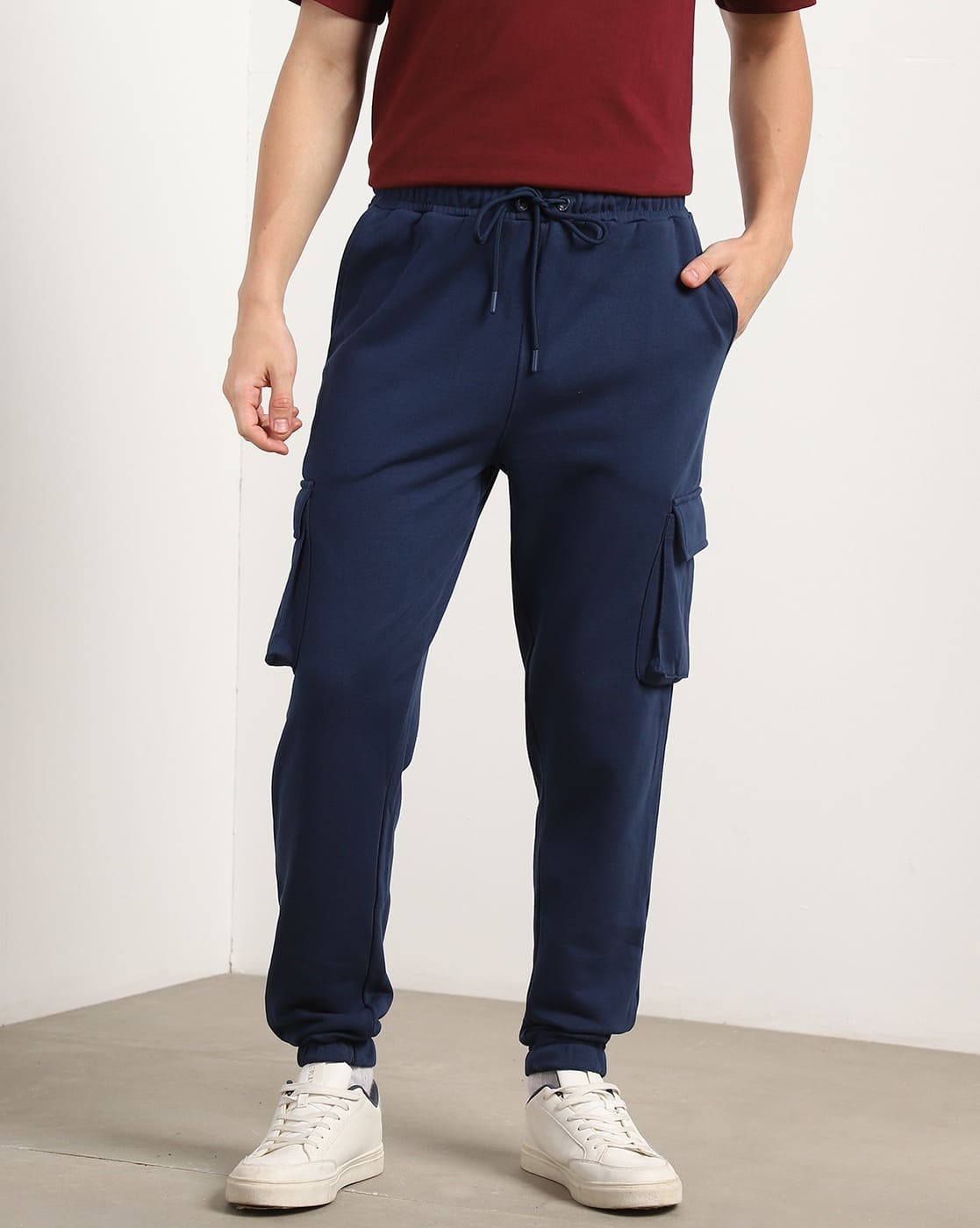 Men Cargo Joggers with Pockets