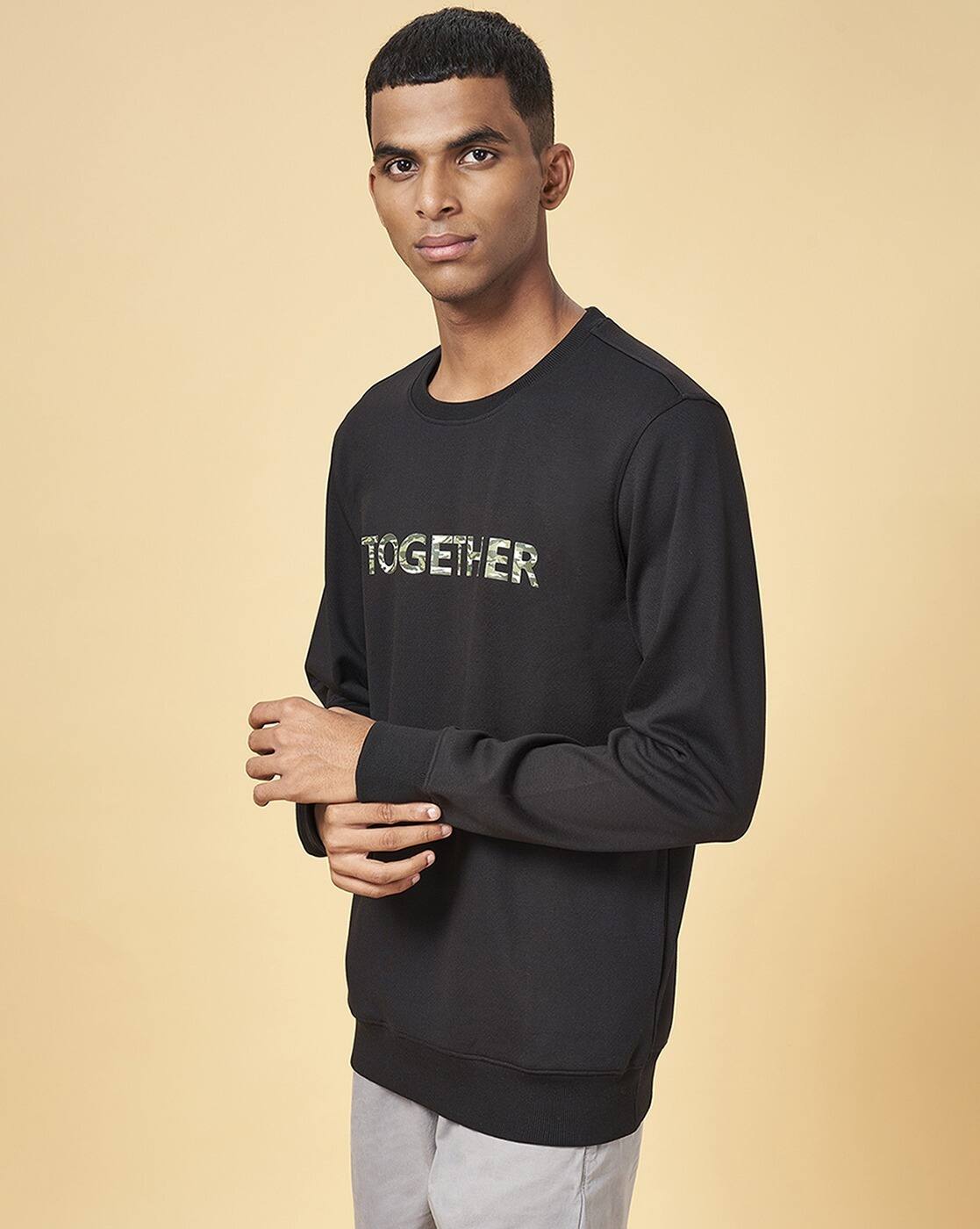 Buy Urban Ranger by Pantaloons Men Typographic Sweatshirt Online