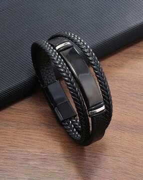 jewels galaxy Men Leather Bracelet-picture-21