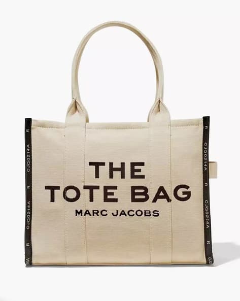 Buy MARC JACOBS The Jacquared Large Tote Bag | Sand Brown Color  