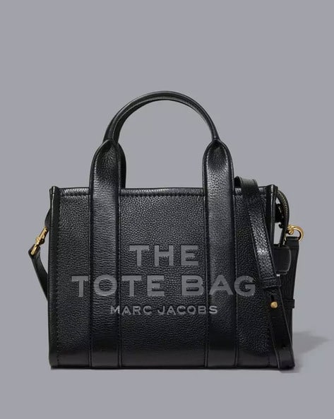 Buy MARC JACOBS The Leather Small Tote Bag | Black Color Women