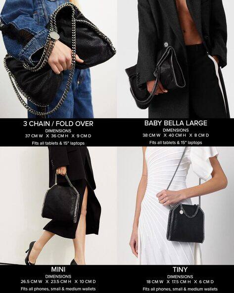 Buy Stella Mccartney Falabella Eco Shaggy 3 Chain Small Tote Bag  