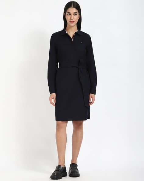TOMMY HILFIGER Women Oxford Popover Shirt Dress