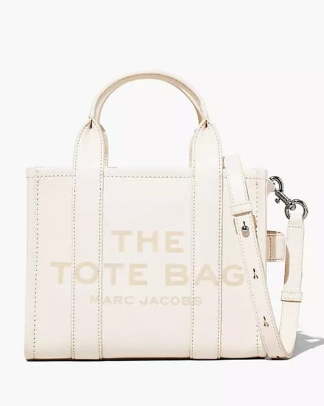 Beige Mini Marc Jacobs Purse Leather Mini Tote Bag For Stylish