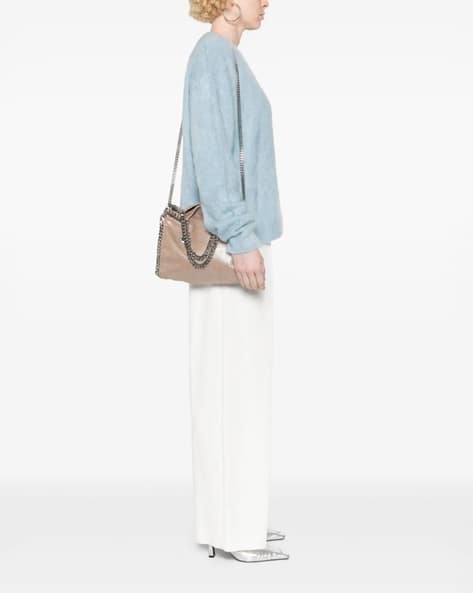 トートバッグ Stella McCartney FALABELLA TINY BAG ECO SHINY DOTTED CHAM Women Shiny gold Falabella Tiny Tote | Stella McCartney US