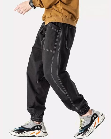 Buy Black Track Pants for Men by Nobero Online