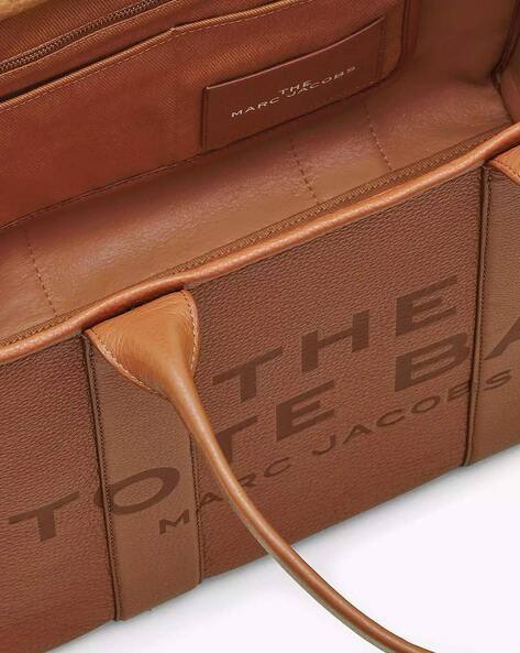 Buy MARC JACOBS The Leather Large Tote Bag | Tan Color Women 