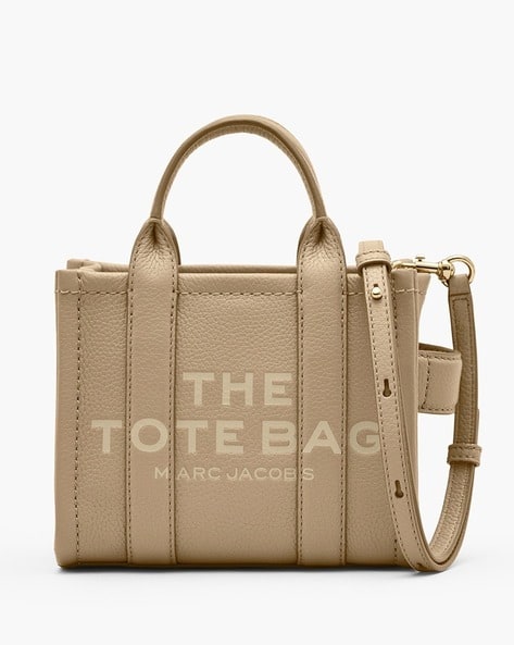Buy MARC JACOBS The Leather Mini Crossbody Tote Bag Camel Brown