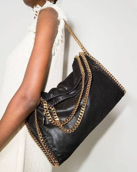 Buy Stella Mccartney Falabella Eco Shaggy 3 Chain Small Tote Bag  