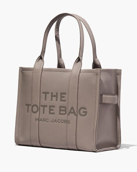 Buy MARC JACOBS The Leather Large Tote Bag | Cement Color Women
