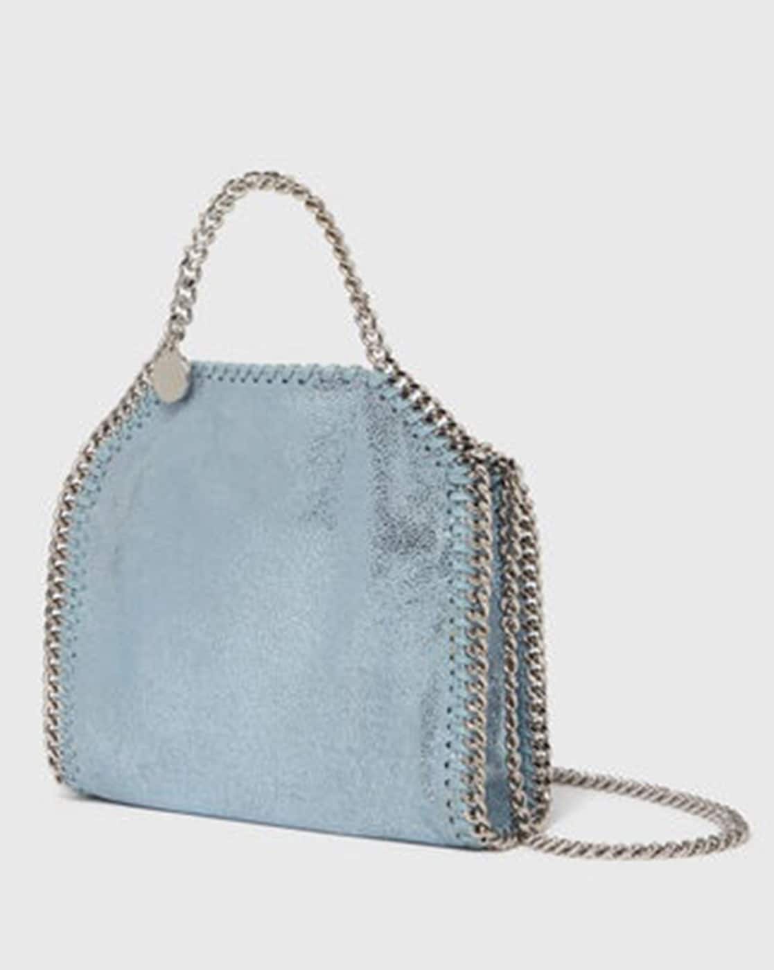 STELLA McCARTNEY♡Falabella Tiny Tote Bag Buy Stella Mccartney Falabella Tiny Tote Bag | Sapphire Blue Color