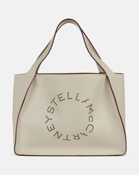 Buy Stella Mccartney Logo Alter Mat Large Tote Bag | Beige Color