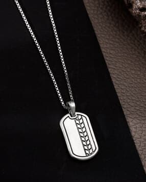 giva Men Sterling Silver Pendant with Chain-picture-32