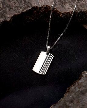 giva Men Sterling Silver Pendant with Chain-picture-49