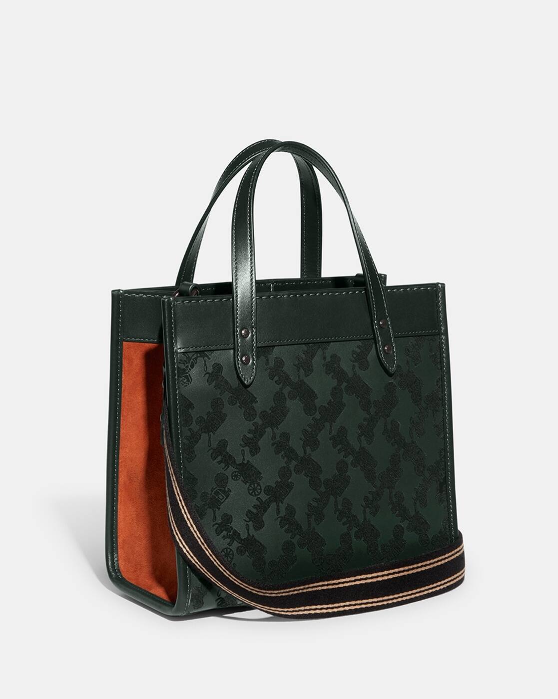 バッグ COACH Horsebit Tote Bag Black Tassel Buy Coach Field Horse & Carriage Medium Tote Bag | Black Color