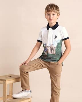 u.s. polo assn. Boy Graphic Polo T-shirt-picture-17