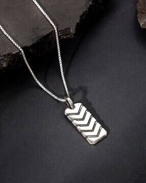 giva Men Sterling Silver Retro Pendant with Chain-picture-36