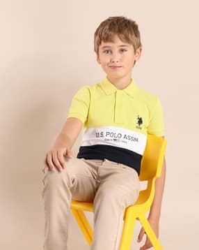 u.s. polo assn. Boy Colour-block Polo T-shirt-picture-12