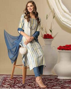 svaraa Women Printed Straight Kurta Set-picture-27