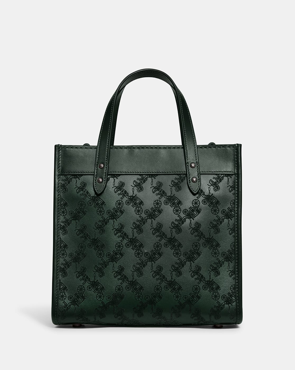 Buy Coach Field Horse & Carriage Medium Tote Bag | Black Color