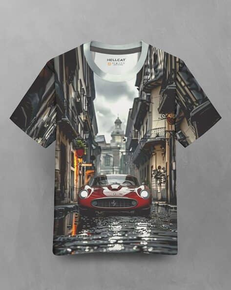 Hellcat Boy Regular Fit Crew-Neck T-Shirt