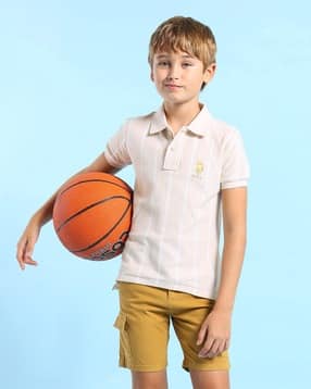 u.s. polo assn. Boys Stripes Polo T-Shirt-picture-34