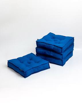 skanda fab Pack Of 4Floor Cushion-picture-29