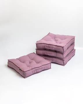 skanda fab Pack Of 4Floor Cushion-picture-13