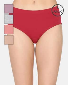zivame Pack of 5 Mid Rise Hipsters-picture-18
