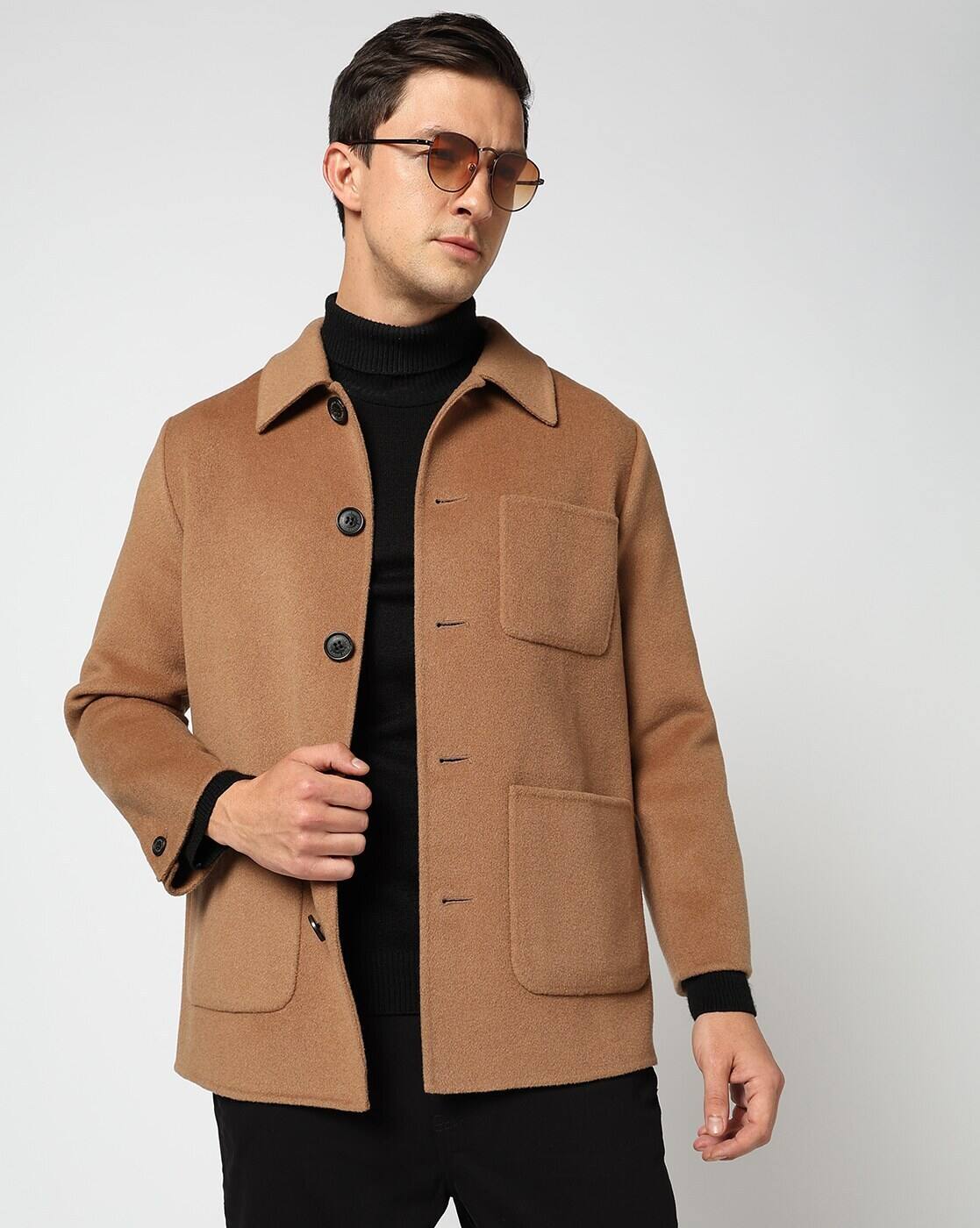 Buy Beige Jackets & Coats for Men by BROOKS BROTHERS Online | Ajio.com